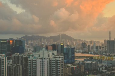 Cha Liu Au Ping Shan view of kowloon 3 July 2013