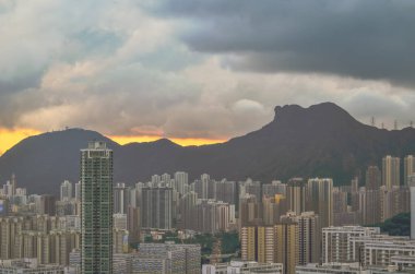 Cha Liu Au Ping Shan view of kowloon 3 July 2013