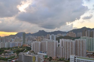 3 July 2013 the cityscape of residential Area at Choi Wan estate, hk