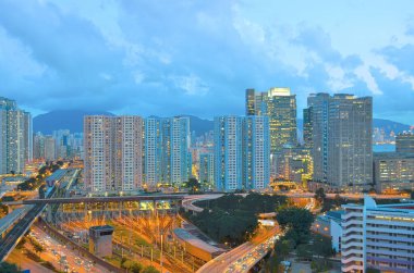 3 July 2013 the cityscape of Kowloon bay, hong kong