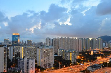 3 July 2013 the cityscape of Kowloon bay, hong kong