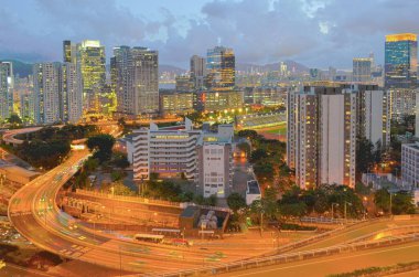 3 July 2013 the cityscape of Kowloon bay, hong kong