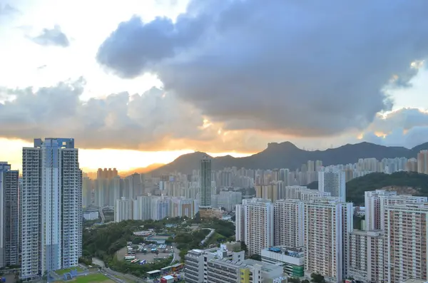 3 July 2013 the cityscape of residential Area at kowloon