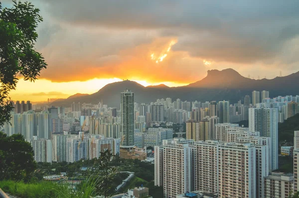 the cityscape of residential Area at kwun tong district, hk 3 July 2013