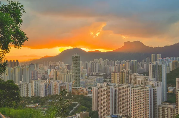 the cityscape of residential Area at kwun tong district, hk 3 July 2013