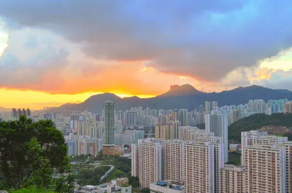 Cha Liu Au Ping Shan view of kowloon 3 July 2013