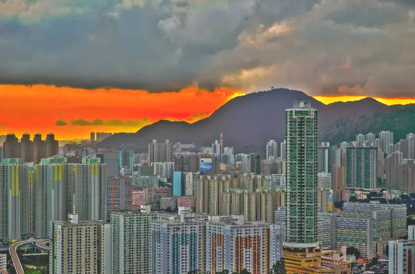 Cha Liu Au Ping Shan view of kowloon 3 July 2013