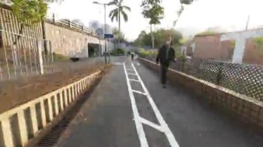 Feb 20 2023 view from bike, the hong kong Bike tail.