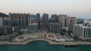 23 Şubat 2023, Hong Kong Güney Tseung Kwan O bölgesi Alacakaranlık..