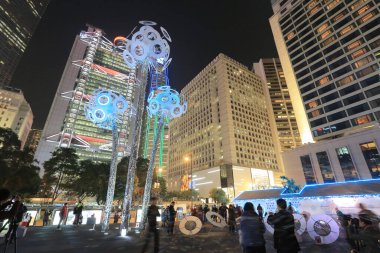 23 Dec 2013 the city hall at hong kong, Night view