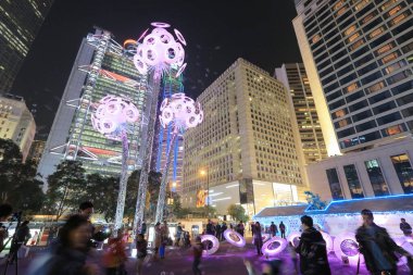 23 Dec 2013 the city hall at hong kong, Night view