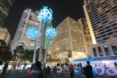 23 Dec 2013 the city hall at hong kong, Night view