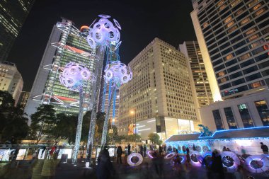 23 Dec 2013 the city hall at hong kong, Night view