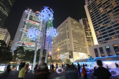 23 Dec 2013 the city hall at hong kong, Night view