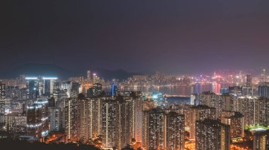 Cityscape of residential building in Kowloon, HK Feb 24 2023