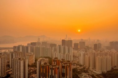 the landscape of Kwun Tong, hong kong, Feb 24 2023