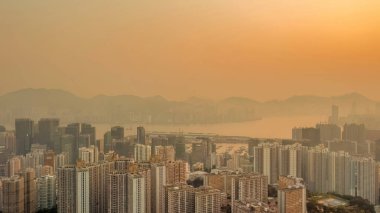 the landscape of Kwun Tong, hong kong, Feb 24 2023