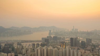 Cityscape of residential building in Kowloon, HK Feb 24 2023
