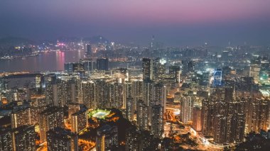 Cityscape of residential building in Kowloon, HK Feb 24 2023