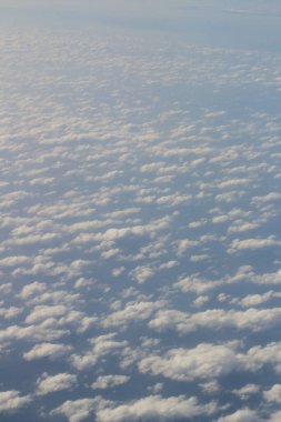 uçaktan görülen bulut formasyonları