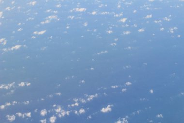 uçaktan görülen bulut formasyonları