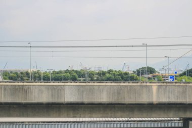 the subway bridge at hong kong airport 29 Oct 2013
