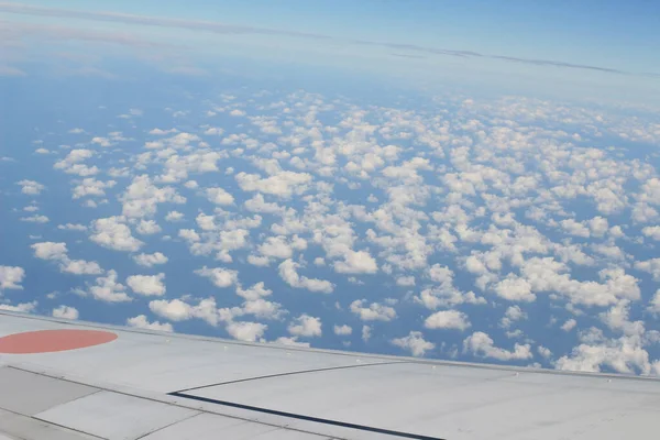 the Cloud formations seen from the plane