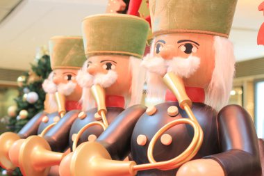 a Christmas tree decoration in shopping mall 21 Dec 2013