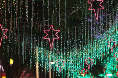 a Christmas tree decoration in shopping mall 21 Dec 2013