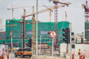 21 Dec 2013 under construction , the building site at hong kong
