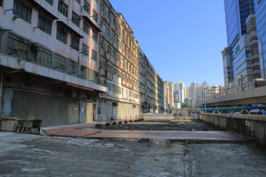 the Kwun Tong, the city scape of residential area, hong kong 30 Nov 2013
