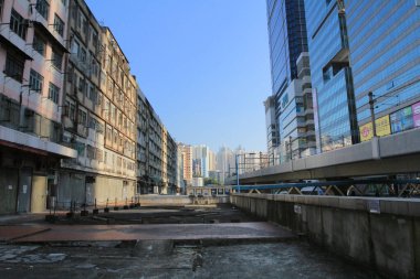 the Kwun Tong, the city scape of residential area, hong kong 30 Nov 2013