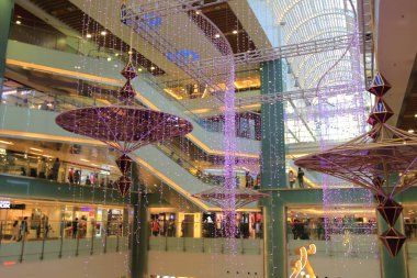 Shatin town plaza market square lights up 30 Nov 2013