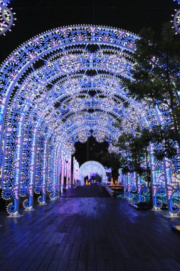 Shatin town plaza market square lights up 30 Nov 2013
