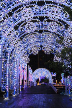 Shatin town plaza market square lights up 30 Nov 2013