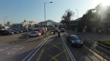 Sai kung bölgesindeki Hiram Otoyolu, hk 22 Şubat 2022