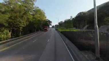 Sai kung bölgesindeki Hiram Otoyolu, hk 22 Şubat 2022