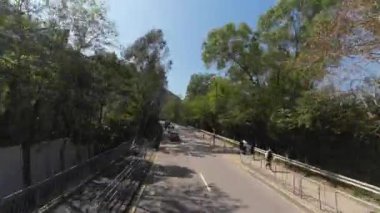 Sai kung bölgesindeki Hiram Otoyolu, hk 22 Şubat 2022