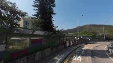 Sai kung bölgesindeki Hiram Otoyolu, hk 22 Şubat 2022