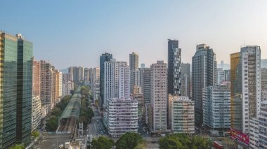 the Mong Kok District at hong kong Feb 26 2023