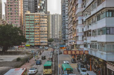 the Mong Kok District at hong kong, Feb 26 2023