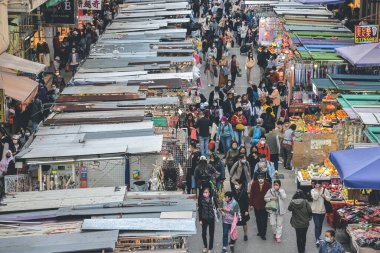 the Mong kok, Hong Kong, Fa Yuen street, Feb 26 2023