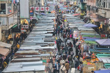 the Mong kok, Hong Kong, Fa Yuen street, Feb 26 2023