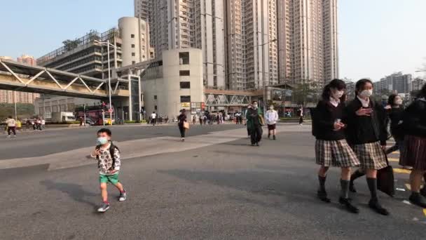 Tko Bezirk Hongkong März 2023 — Stockvideo
