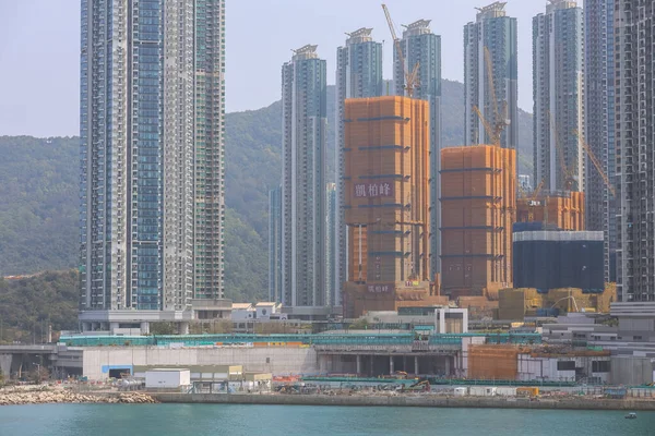 2023年3月3日香港のツェンクワンに居住者の建物 — ストック写真