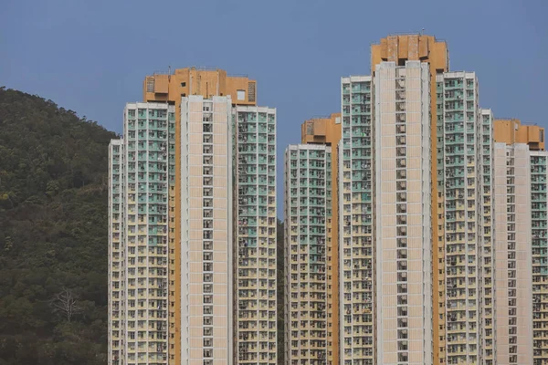 Marzo 2023 Edificio Residentes Tseung Kwan —  Fotos de Stock