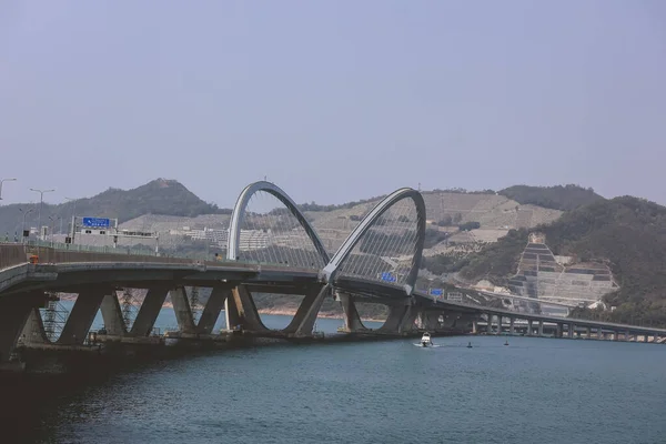 香港将军澳海湾横湾通道2023年3月3日 — 图库照片