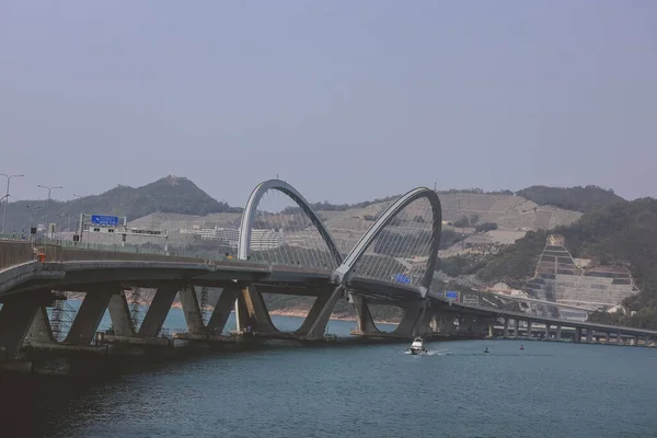 Cross Bay Verbindung Der Tko Bucht Hongkong März 2023 — Stockfoto