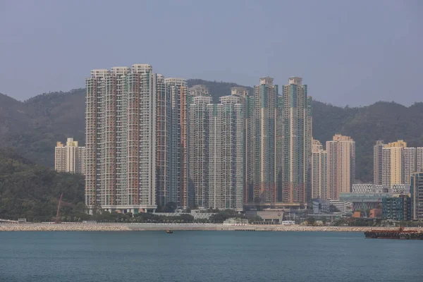 2023年3月3日香港のツェンクワンに居住者の建物 — ストック写真