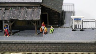 Modern bir ölçek, minyatür model